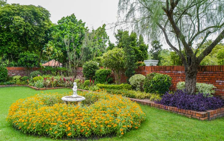 Residential villa landscaping garden design in Saudi Arabia by NV Spaces