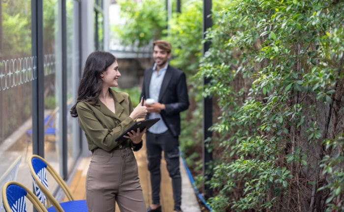Landscape design consultation with NV Spaces architects